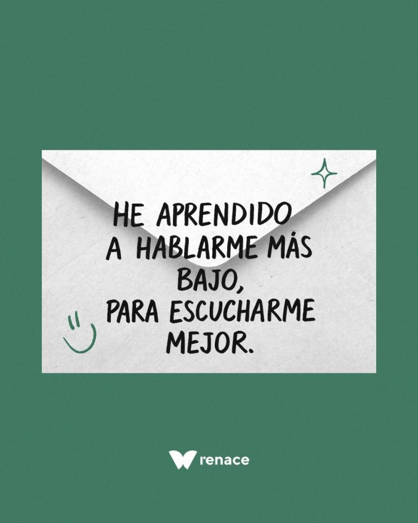 Frase motivadora diálogo interno en TCA